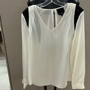 Silk white blouse